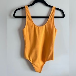 Wilfred Free black thong bodysuit, size small NWOT